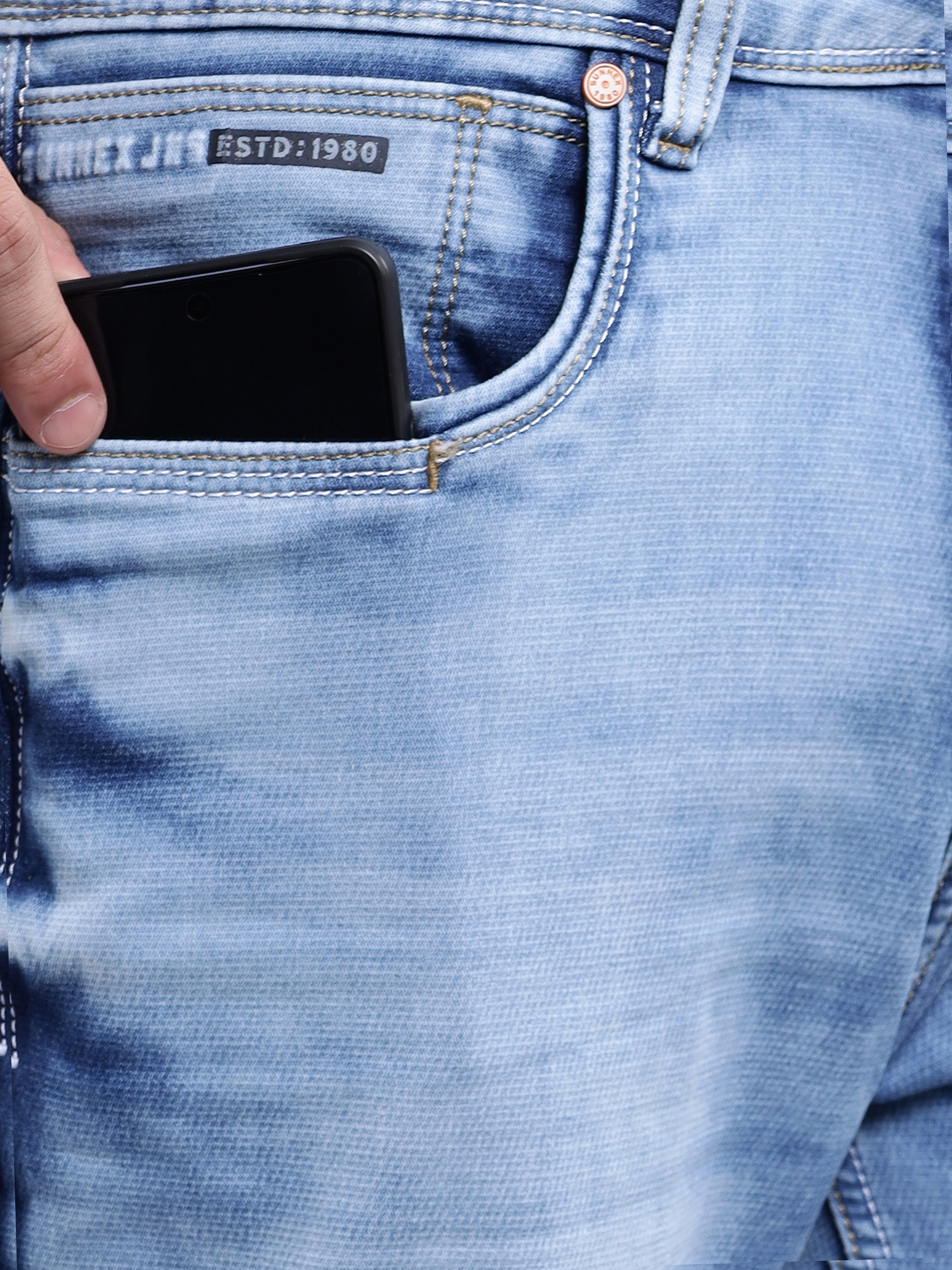 Cutting-Edge Gadget Pro Denim in Light Blue